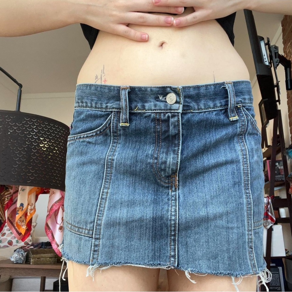 Denim Mini Skirt